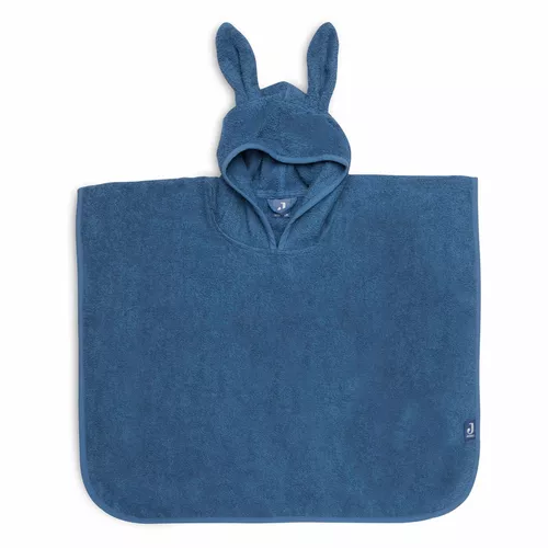 Poncho cu glugă Jollein - Jeans Blue 