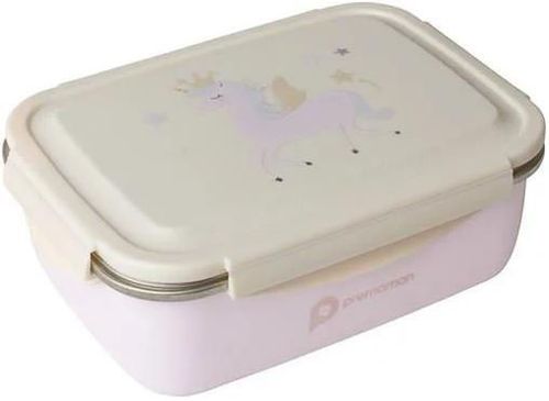 cumpără Container alimentare Premaman PRF9R4-CCC-UNQ Lunchbox din metal Unicorn Roz, 850ml în Chișinău 