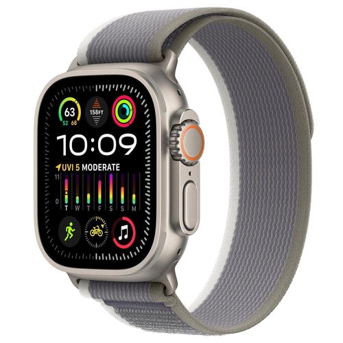 cumpără Ceas inteligent Apple Watch Ultra 2 GPS + Cellular, 49mm Green/Grey Trail - S/M MRF33 în Chișinău 