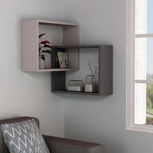 купить Полка декоративная Trendy Inel-Mocha Light, Antracit 68x68x60cm (GTR005376) в Кишинёве 