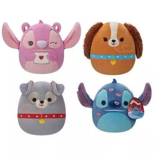 купить Мягкая игрушка Squishmallows SQJW8DISVAL25 Disney Plush Valentine’S Day Edition, 20сm (in assort.) в Кишинёве 