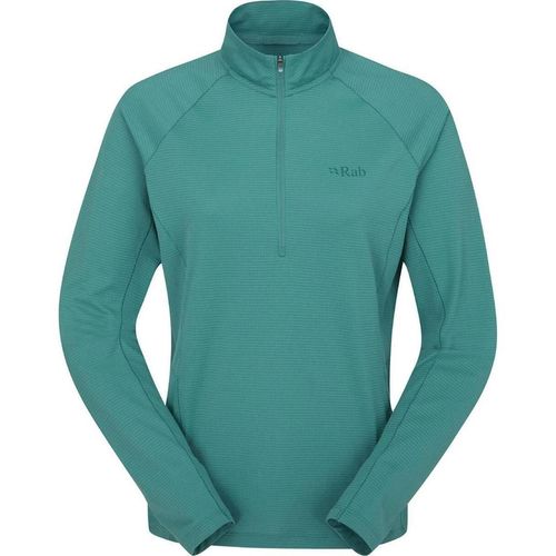 cumpără Îmbrăcăminte sport Rab Tricou dame Sonic LS Zip Eucalyptus 12 (QBL-04-EUC-12) în Chișinău 