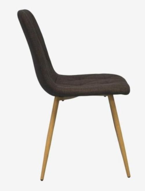 купить Комплект стол и стулья Evelin di Costacurta стол DT-402-1Wo + 4 стула YTC-080Wo Dark brown в Кишинёве 