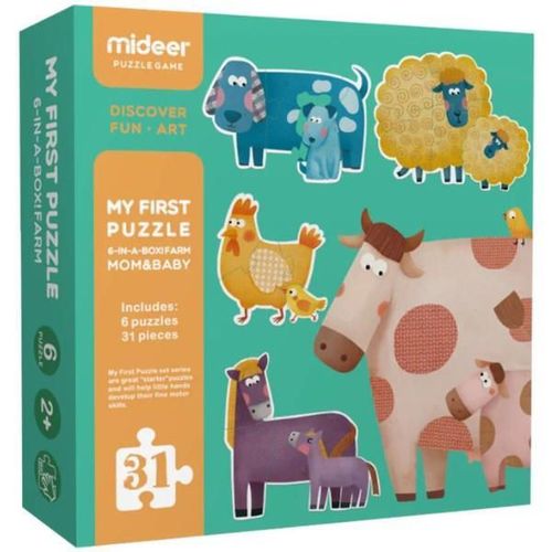 купить Головоломка Mideer MD3012-1 Primul puzzle Mama și copilul в Кишинёве 