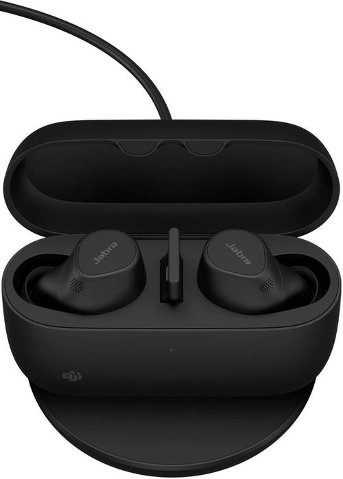 купить Наушники беспроводные Jabra 20797-999-989 Evolve2 Buds MS, Link 390a Wireless Charging Pad в Кишинёве 