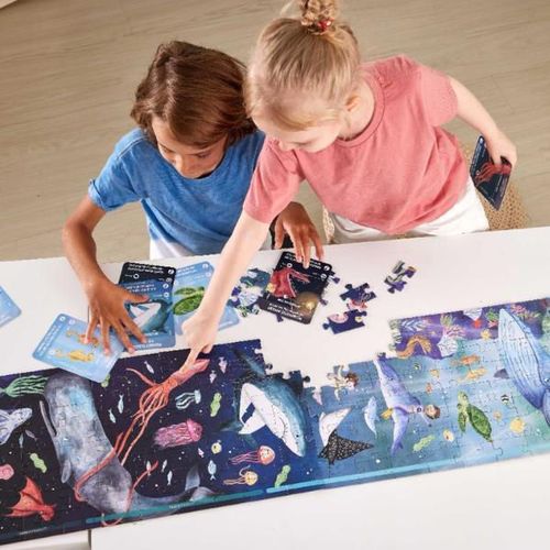 cumpără Puzzle Hape E1634 Puzzle 1,5 m Viața în ocean, 200 elem. în Chișinău 