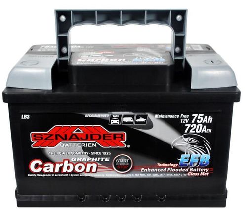 купить Автомобильный аккумулятор Sznajder 57705 77Ah Carbon EFB 750А в Кишинёве 