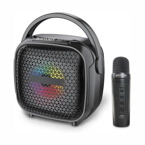 cumpără Jucărie muzicală Bontempi 491001 Set karaoke portabil cu microfon si lumina 491001 în Chișinău 