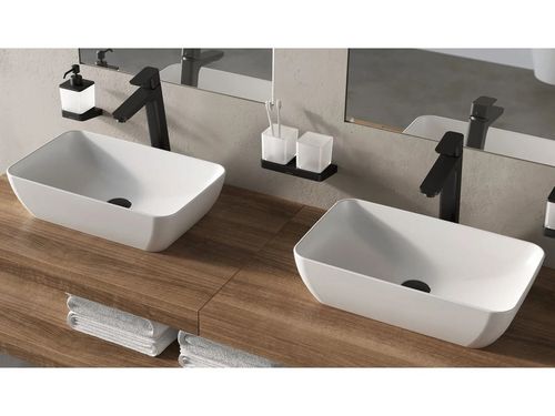 купить Раковина Ravak UNI 500 R Slim 500x310x125mm White XJX01150001 в Кишинёве 
