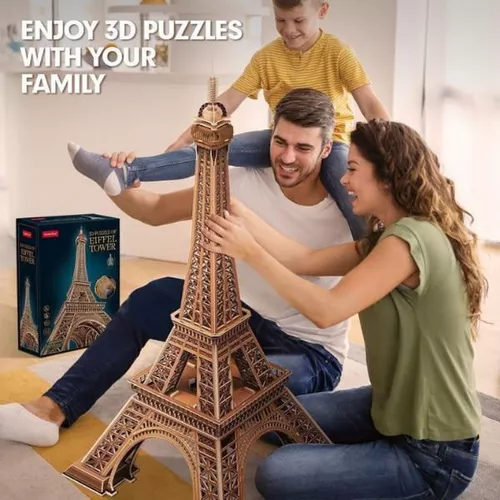 купить Конструктор Cubik Fun MC284h 3D puzzle Turnul Eiffel, 314 elemente в Кишинёве 