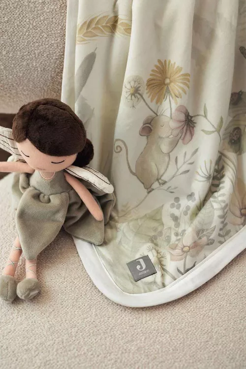 купить Комплект подушек и одеял Jollein 513-522-67055 Paturica Dreamy Mouse/Velvet Fleece, 100x150 cm в Кишинёве 