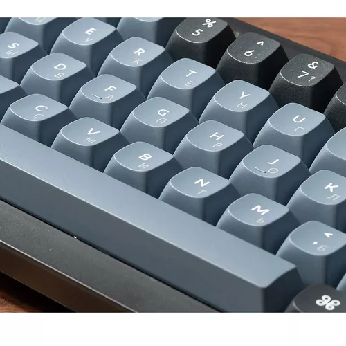 cumpără Tastatura Keychron V6 QMK/VIA Custom Mechanical Keyboard Russian Layout (V6-C1-RU) Frosted Black, Full Size layout, Knob, RGB Backlight, Keychron K pro Mechanical Red Switch, Hot-Swap, USB Type-C, gamer (tastatura/клавиатура) în Chișinău 