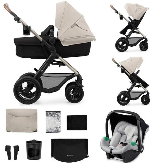 cumpără Сărucior pentru copii KinderKraft 3in1 Moov 2 Air KSMOOV02GRY0000 Moonlight Grey în Chișinău 