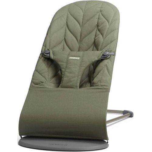 купить Детское кресло-качалка BabyBjorn 006140A Bliss Woven Petal Quilt, Dark Green в Кишинёве 