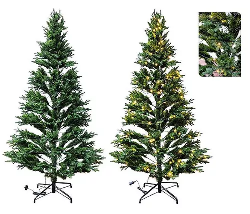купить Декоративная ёлка Promstore 02532 Brad verde PVC&PE cu luminite, 210cm 300LED в Кишинёве 
