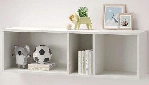 cumpără Raft decorativ MebelStar LILU 110x27x34 White (MBS-1307) în Chișinău 