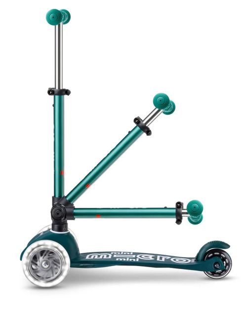 cumpără Trotinetă Micro MMD222 Mini Deluxe Foldable Eco LED Green în Chișinău 