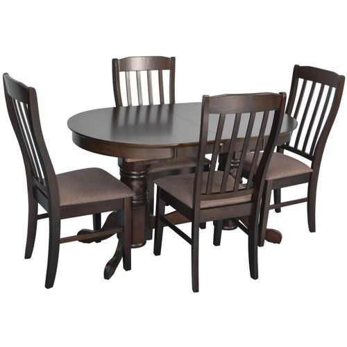 cumpără Set masă și scaune Evelin di Costacurta стол HV-31N Chocolate + 4 стула Wenyi Chocolate/Ekea12 Dark Brown în Chișinău 