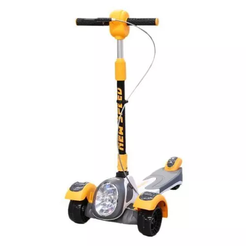 купить Самокат New World F112 Trotineta pentru copii (frana de mana), orange, 232001 в Кишинёве 