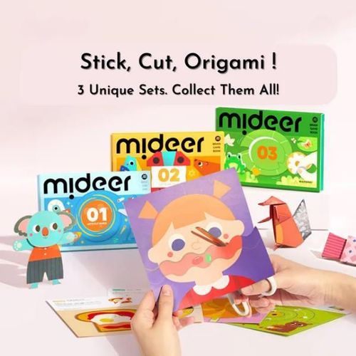 купить Набор для творчества Mideer MD3366 Let's Cut Paper, Nivelul 1 в Кишинёве 