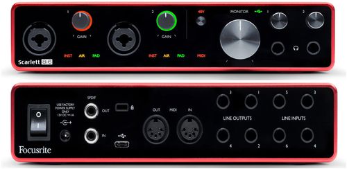 купить Аксессуар для музыкальных инструментов Focusrite Scarlett 8i6 3rd Gen в Кишинёве 