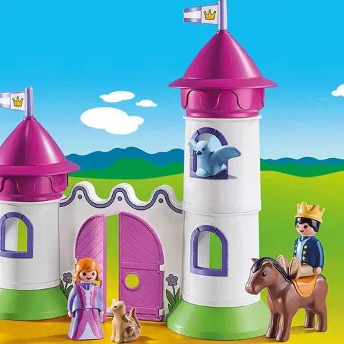 купить Конструктор Playmobil PM9389 Castle with Stackable Towers 1.2.3 в Кишинёве 