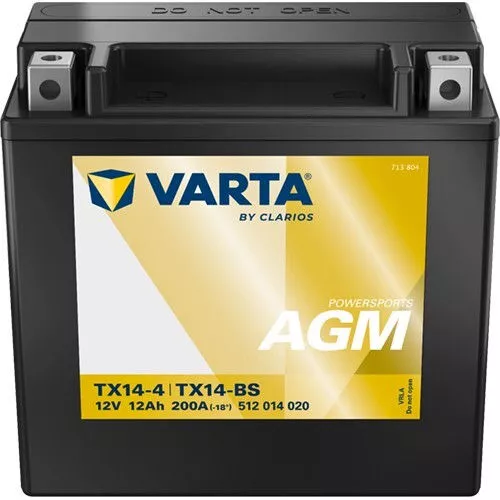 cumpără Acumulator auto Varta 12AH 200A(EN) клемы 1 (152x88x147) M6 018 AGM YTX14-BS (512014020K544) în Chișinău 