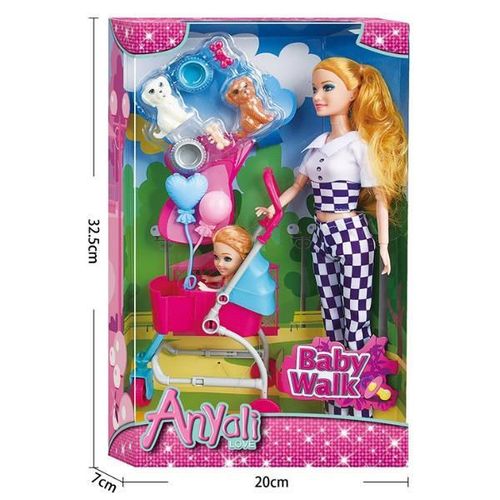 cumpără Păpușă Essa 131-5-O Plimbare cu bebelușul (în asort.) în Chișinău 