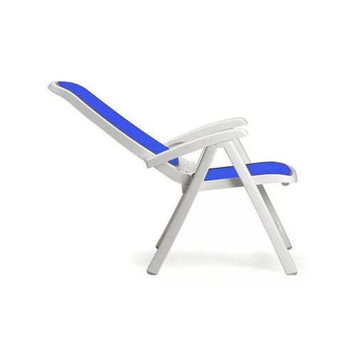 купить Кресло складное Nardi DELTA BIANCO blu 40310.00.112 (Кресло складное для сада и террасы) в Кишинёве 