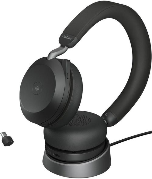 купить Наушники игровые Jabra 27599-999-889 Evolve2 75, Link380/390c MS Stereo Std Black в Кишинёве 