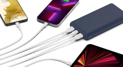 купить Аккумулятор внешний USB (Powerbank) Belkin BoostCharge USB-C 20K 15W Blue в Кишинёве 