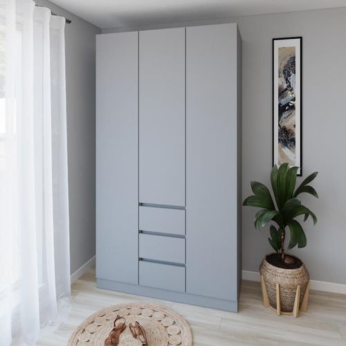 cumpără Dulap Smartex (15900) N16 140cm Grafit în Chișinău 