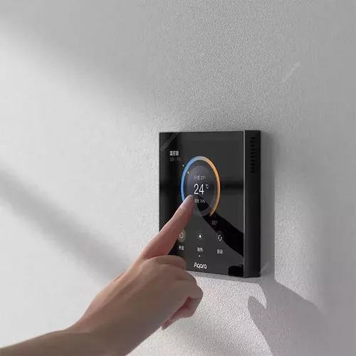 cumpără Termostat de cameră Aqara Smart Thermostat S3, черный (ZNWKQ11LM) în Chișinău 