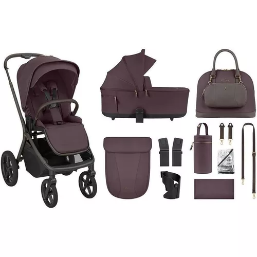 купить Детская коляска Kikka Boo 31001020173 Carucior 2in1 Goya Platinum Merlot в Кишинёве 