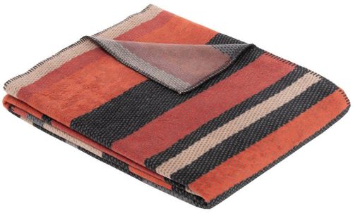 cumpără Textile de casă Ibena 3141/480 Jacquard Decke Latina Dark grey/terra în Chișinău 