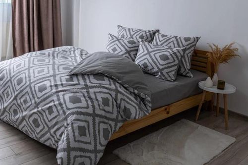 купить Домашний текстиль Relaxe Home 023433 Lenjerie de pat Soft Dreams (200x220 Euro) Grey Desire в Кишинёве 
