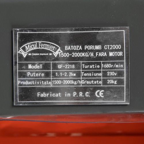 купить Мельница Micul Fermier Batoza de porumb CT2000 + motor GF 1543 (843610000) GF-1140-S001-G02 в Кишинёве 
