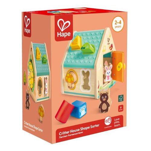 купить Головоломка Hape E0515 Sorter Căsuța cu animale в Кишинёве 