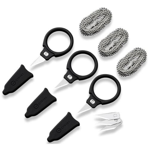 купить Нож походный Civivi C22022A-2 Quick Snip, mâner ABS, mini, 3buc. в Кишинёве 