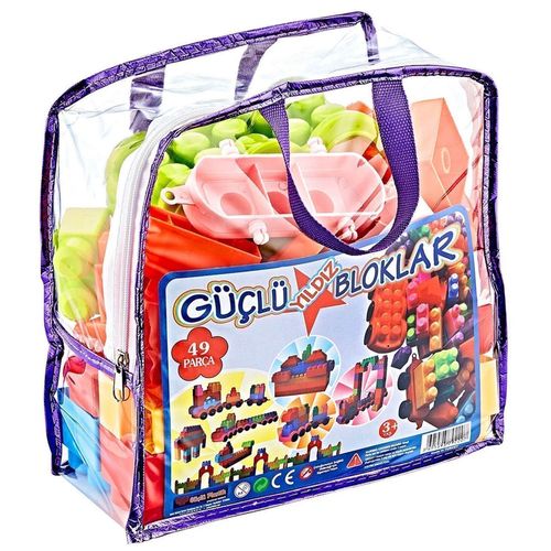 cumpără Set de construcție ToyMall 002078 Constructor în geanta 49 buc în Chișinău 