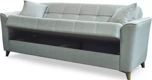 купить Диван Trendy Edena, extensibila cu lada de depozitare, 215x80x80cm, Gri в Кишинёве 