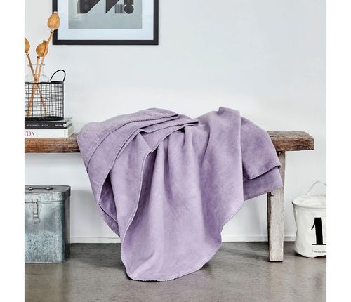 cumpără Cuvertură Ibena 2283/566 Jacquard Decke Malaga 140x200 Lilac în Chișinău 