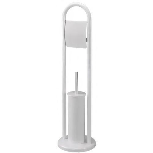 cumpără Suport pentru hârtie Hydro S 0430062 + perie WC cu suport, alb în Chișinău 