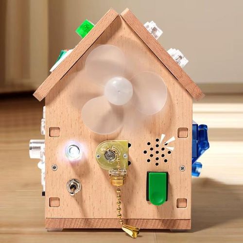 cumpără Tablă dezvoltare New World SY-S035 Busyboard Căsuță luminoasă cu sunete, 1371D în Chișinău 