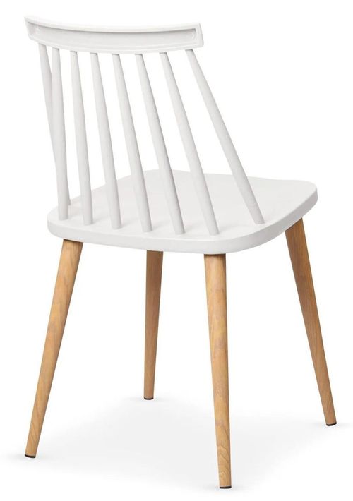 купить Стул Deco Jack White+Transprint Legs в Кишинёве 