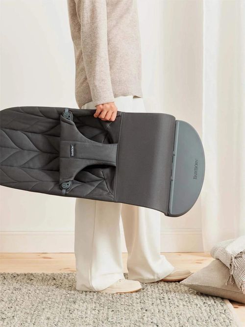 cumpără Leagăn pentru bebeluși BabyBjorn 006126A Bliss Anthracite, Bumbac în Chișinău 