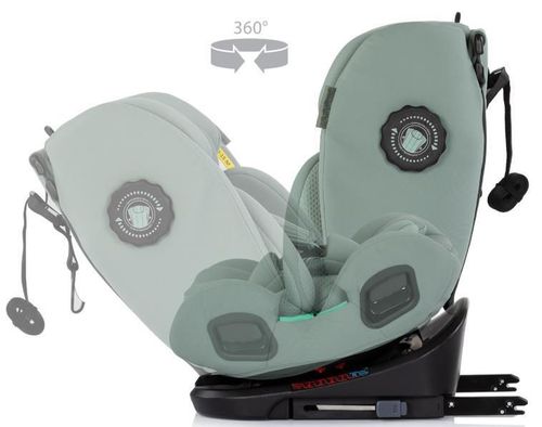 cumpără Scaun auto Chipolino STKTHG02604MA I-Size 40-150cm Isofix 360 Techno iGrow matcha în Chișinău 