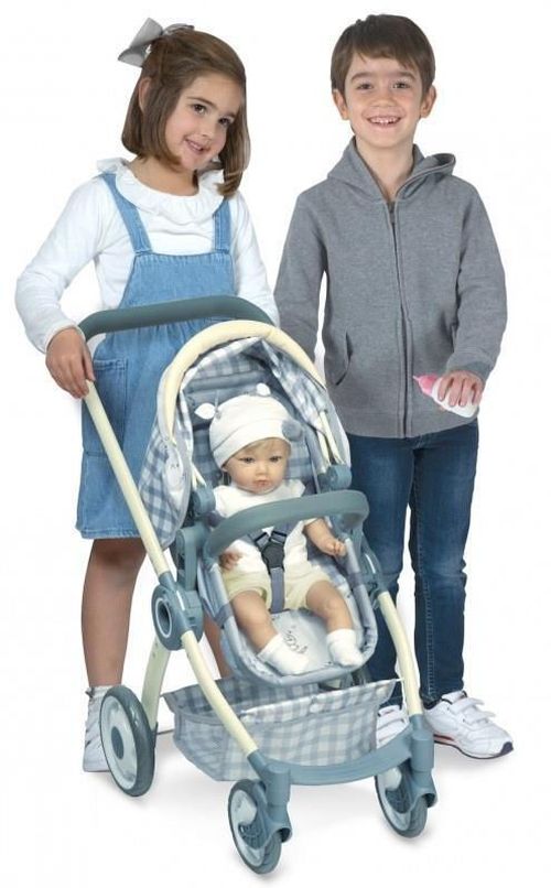 купить Кукла DeCuevas 80547 кукольная коляска 3 в 1 с рюкзаком PIPO 2022 - 70 cm в Кишинёве 