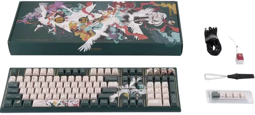 купить Игровая клавиатура Varmilo VBS108 Crane Cherry Mx Red в Кишинёве 