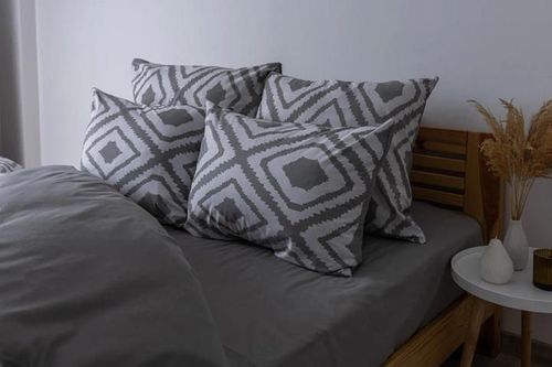 купить Домашний текстиль Relaxe Home 023433 Lenjerie de pat Soft Dreams (200x220 Euro) Grey Desire в Кишинёве 